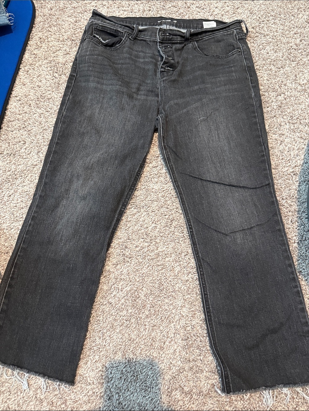 Old Navy Women's Black Washed Flare Jeans